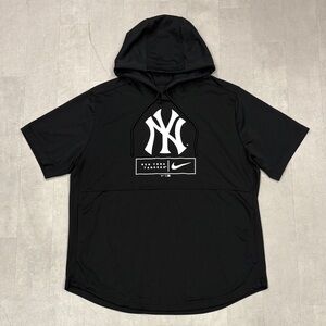 New York Yankees X Nike Athletic Short Sleeve Hoodie